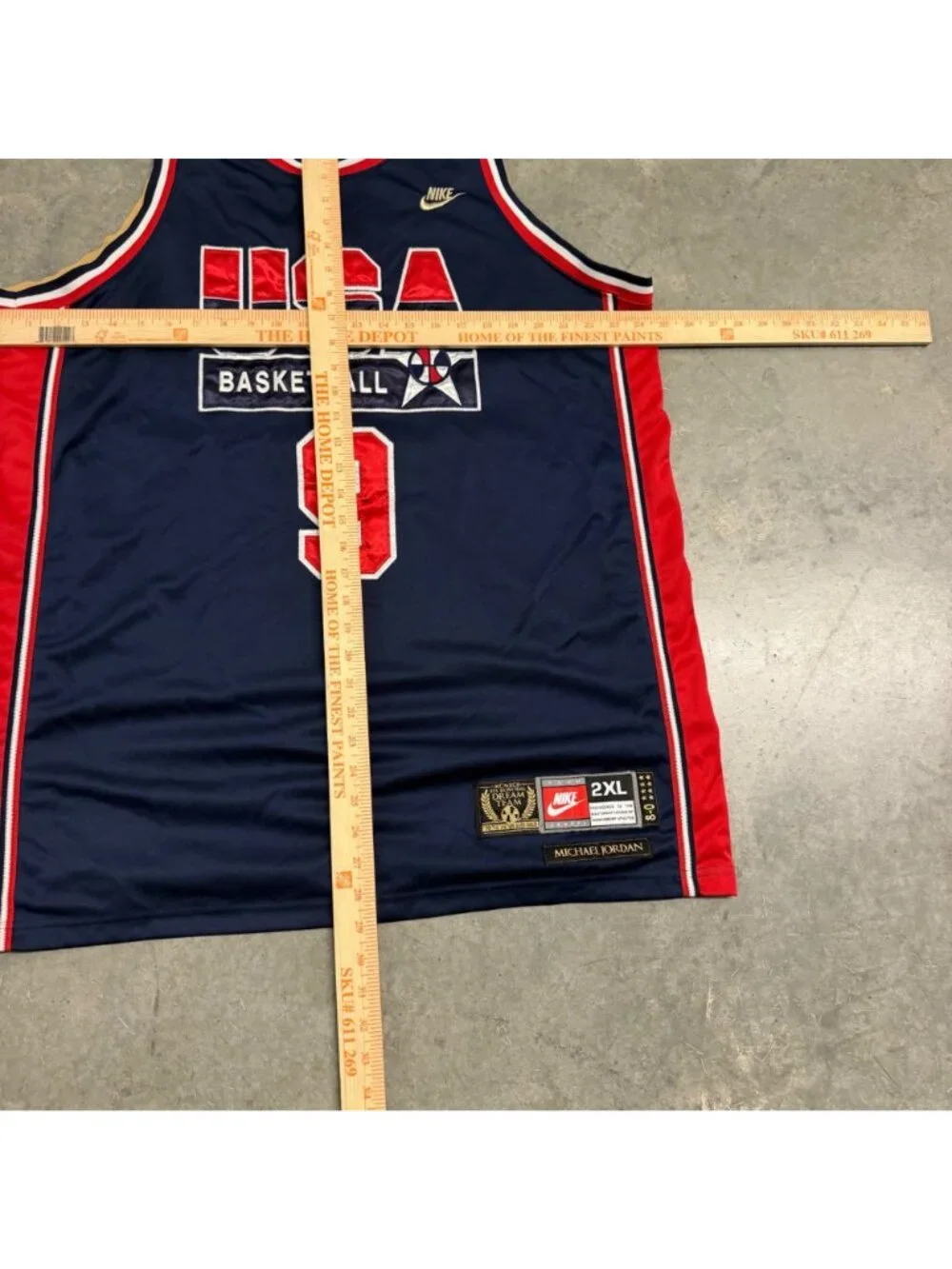 Vintage 2006 Nike Michael Jordan #9 USA Dream Team 1992 Olympics Jersey